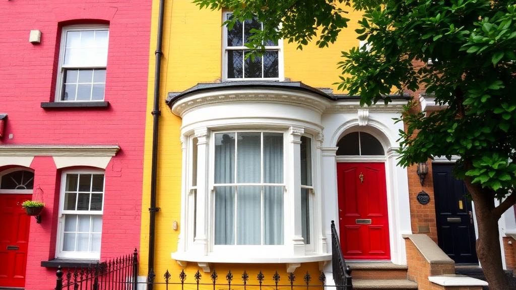 Colourful Victorian terraced house with bay window in Bristol — Residential offering in Newcastle upon Tyne, North East, England