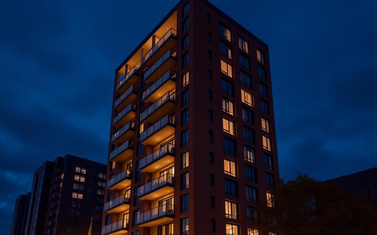 Contemporary student accommodation building beside a university campus — Student accommodation credit offering in Carlton, VIC